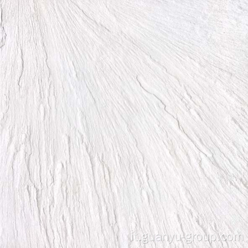Mattonelle di pavimento di roccia in superficie della porcellana bianca